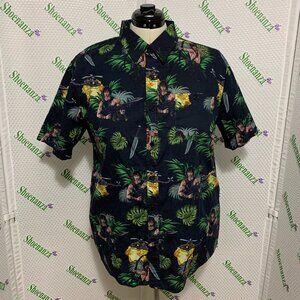 Middle Of Beyond Button Down Shirt John Rambo First Blood Stallone MOB 2XL XXL